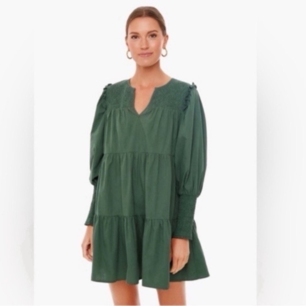 Tuckernuck Green Long Sleeve Dress